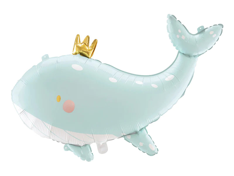 Cute Whale Foil Balloon 30 in