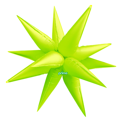 Non-Foil Starburst 3D Balloon -26in. (Choose Color)