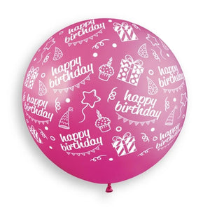 GS30: #007 Happy Birthday Fuchsia 312775