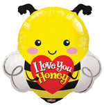 I Love You Honey Bee Foil Balloon 20"