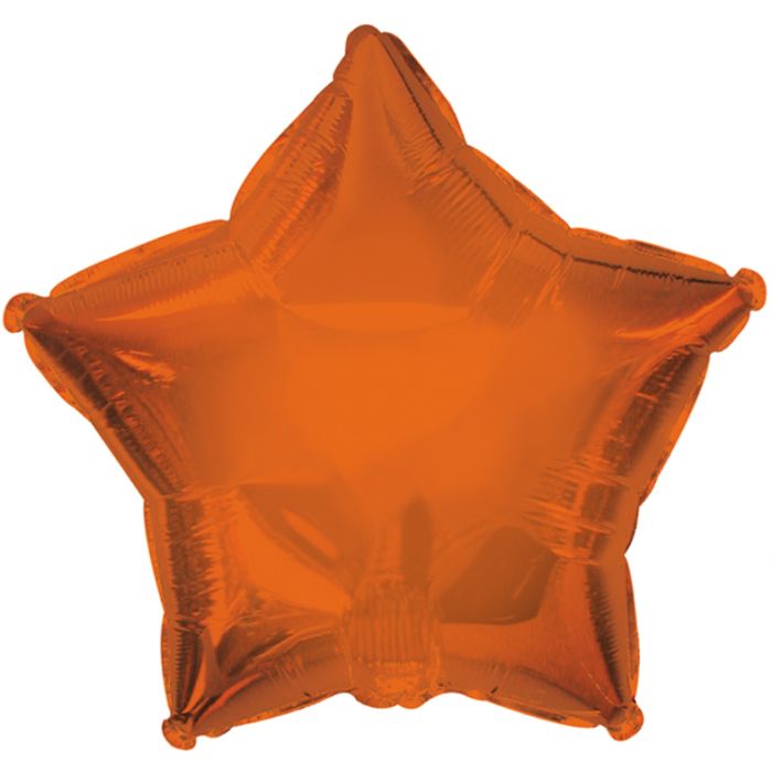 2 Star Shaped Foil Balloon 18" in each (Choose your color) Flat