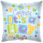 Congrats It's A Boy Balloon 18"