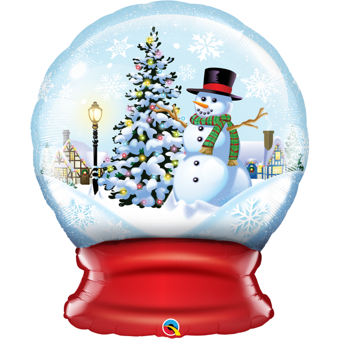 Christmas Morning Snow Globe 36"