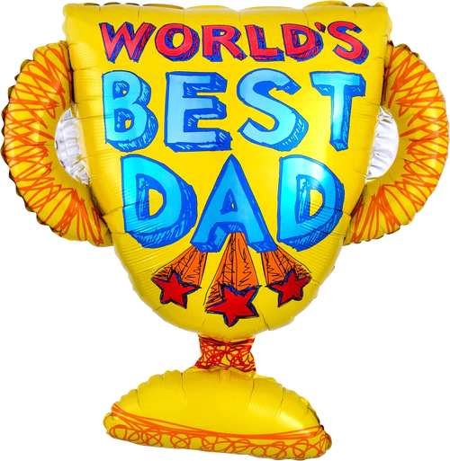 Best Dad Trophy 26" x 27"