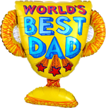 Best Dad Trophy 26" x 27"