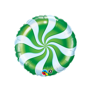 Candy Swirls Green 18"