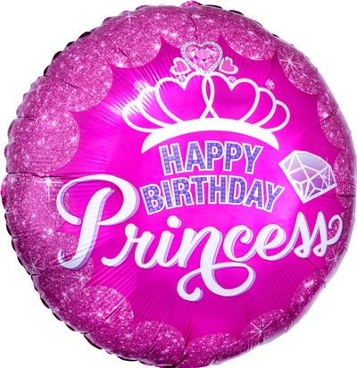 Princess Crown/Gem HBD 17"