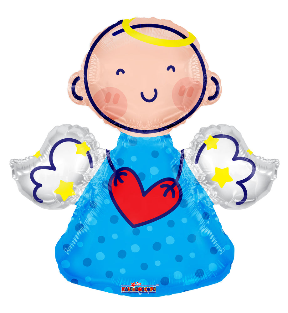 Angel Blue Shape Balloon 28"