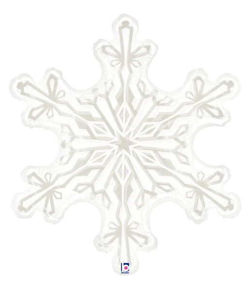 Clear Snowflake 38"