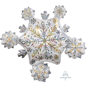 Holographic Snowflake Cluster 32"