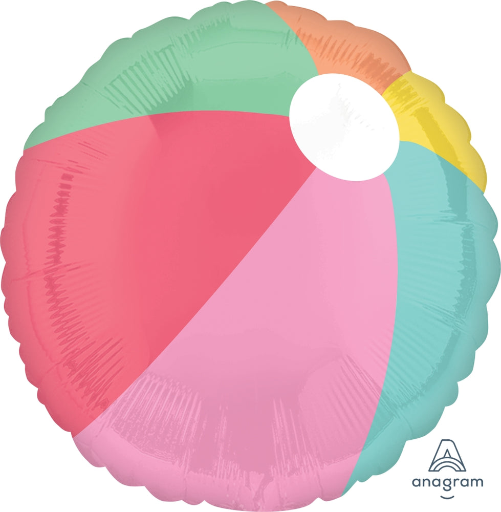 Pastel Beach Ball 18"