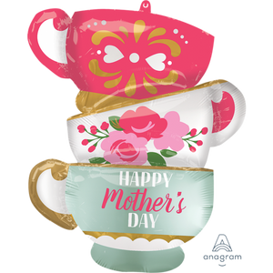 Mother's Day Satin Tea Cups 30"