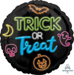 Halloween Neon Trick or Treat 17"