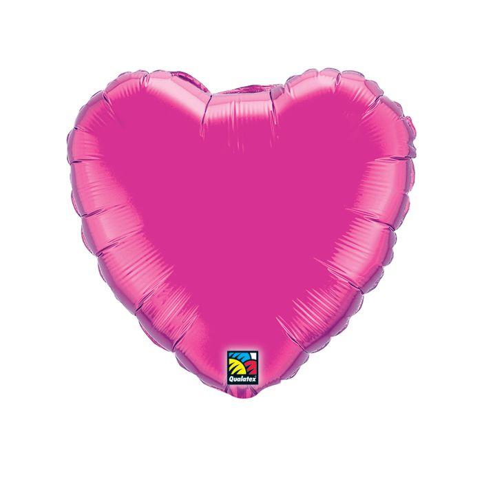 5 Heart Shaped Foil Balloon 9" Package(Choose your color)