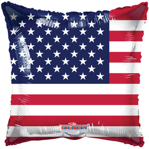 Usa Flag Balloon 18" Single Pack