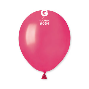 Metallic Balloon Fuchsia AM50-064  | 100 balloons per package of 5'' each