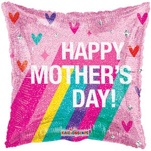 Mother's Day Rainbow Foil Balloon 18"