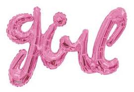 Script Foil Balloons - 39" in each (Choose your Theme)