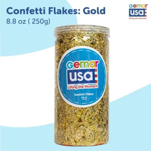 Confetti Jar  Foil Irregular Flakes 8.8 onz. (Choose your color)