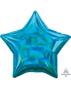 2 Iridescent Star Shaped Foil Balloon 18" Package (Choose your color)