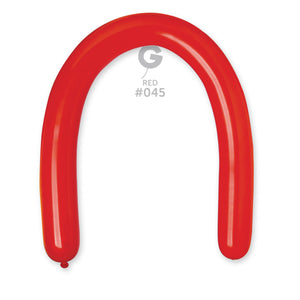 D6(350)-045 Red 3" 50Pcs