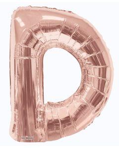 Letters A to Z Rose Gold Foil Balloon - 14" in and 34" in (Choose Size And Letter)