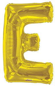 Letters A to Z Gold Foil Balloon - 14" in and 34" in (Choose Size And Letter)