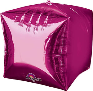 Cube Shaped Foil Balloon - 24” inch  each (Choose your color)