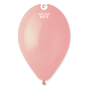 Solid Balloon Baby Pink G110-073 | 50 balloons per package of 12'' each