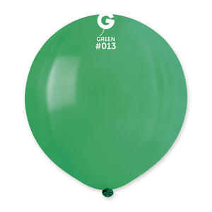 Solid Balloon Green G150-013 | 25 balloons per package of 19'' each