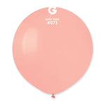 Solid Balloon Baby Pink G150-073 | 25 balloons per package of 19'' each