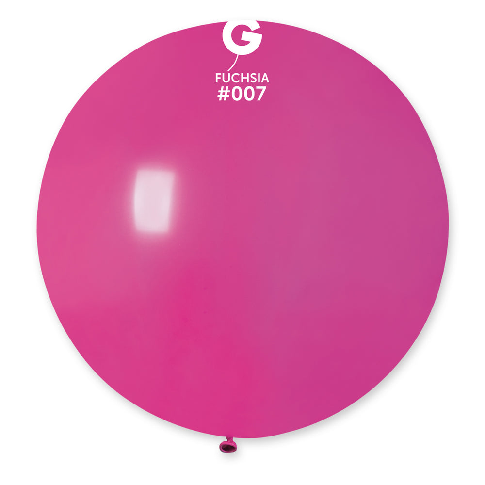 Solid Balloon Fuchsia G30-007 | 1 balloon per package of 31''