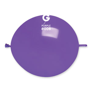 Solid Balloon Purple GL13-008 | 50 balloons per package of 13'' each