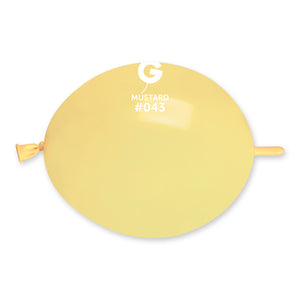 Solid Balloon Baby Yellow GL6-043 | 100 balloons per package of 6'' each