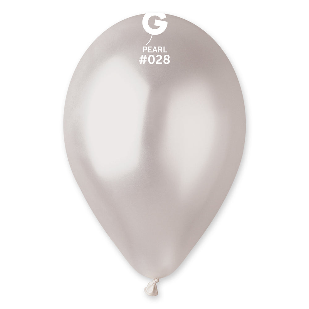 Metallic Balloon Pearl GM110-028 | 50 balloons per package of 12'' each