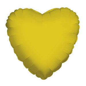 2 Heart Shaped Foil Balloon 18" in (Choose your color)