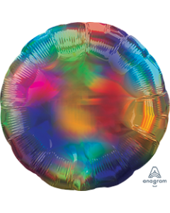 Iridescent and Ombre Mylar Round ( Choose Your Color ) 18"