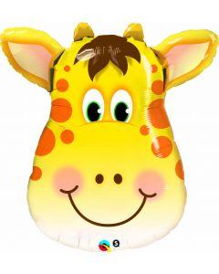 Jolly Giraffe Shaped Foil Balloon | 32" in .