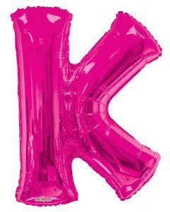 Letters A to Z Hot Pink Foil Balloon - 14" and 34" in each. (Choose your letter and Size)