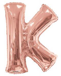 Letters A to Z Rose Gold Foil Balloon - 14" in and 34" in (Choose Size And Letter)