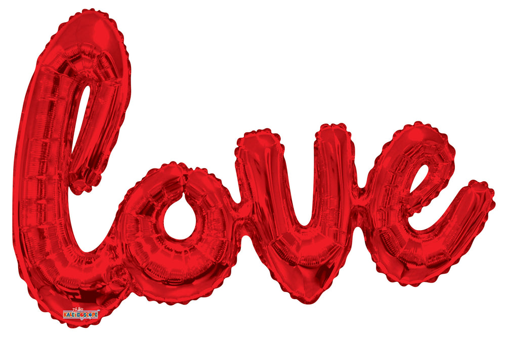 Love Script Foil Balloon - 36" in each (Choose your color)