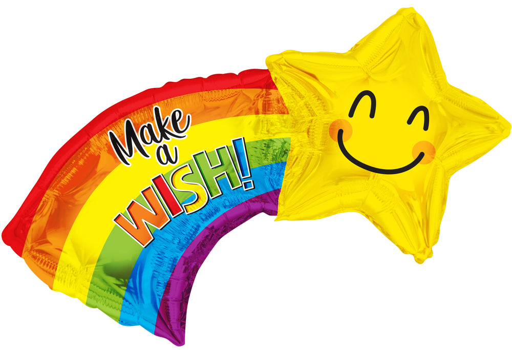 Make A Wish Shooting Star Shape – Single Pack 28"