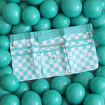 Maker Apron - Aqua and White Checkered