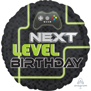 Next Level Birthday Themed Foil Balloon - 18" in.