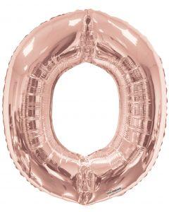 Letters A to Z Rose Gold Foil Balloon - 14" in and 34" in (Choose Size And Letter)