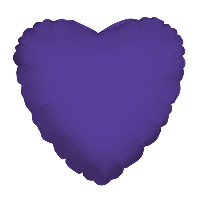 2 Heart Shaped Foil Balloon 18" in (Choose your color)