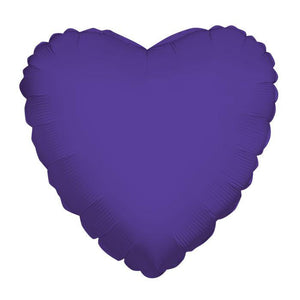 2 Heart Shaped Foil Balloon 18" in (Choose your color)