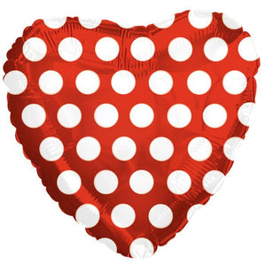 2 Heart Shaped Foil Balloon 18" in (Choose your color)