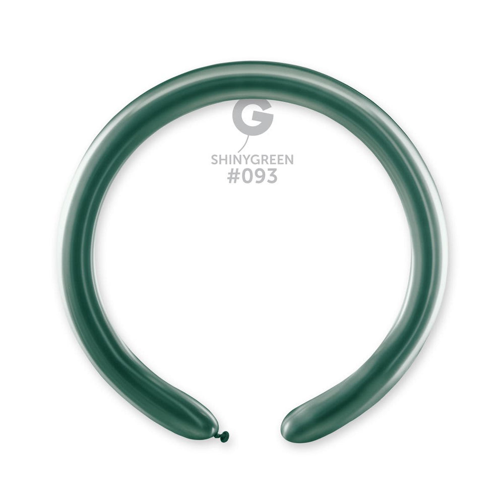 Shiny Green #093 Balloon 2 in. | Gemar Balloons USA