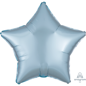 2 Satin Star Shaped Foil Balloon 18" Package (Choose your color)